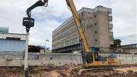 Éventail concret de bélier de vitesse rapide de construction de géologie fonctionnante