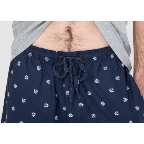 Two Piece Mens Luxury Sleepwear 100% Combed Cotton Jersey Pyjamas Classic Style