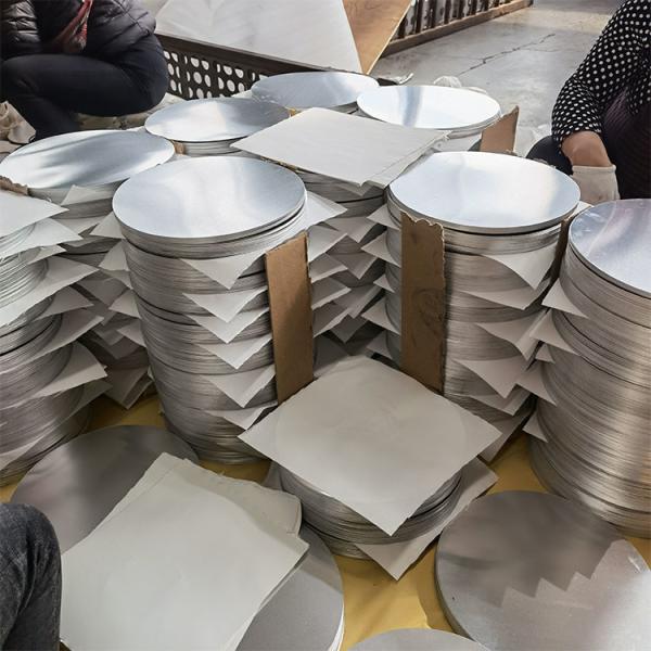 1060 1050 1100 1070 3003 H12 H14 Círculo de disco de aluminio para macetas de alta resistencia a la tracción