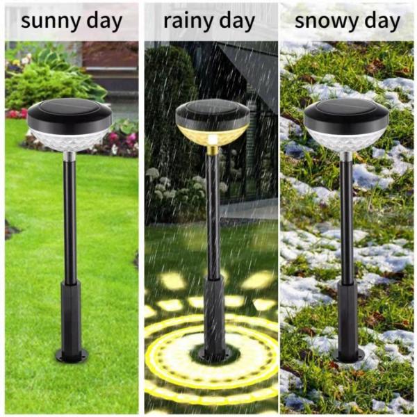 ABS PC Lamp Body Material Solar Pathway Lights Whole Decorative Solar Garden Lights