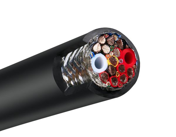 Low Temperature Flexibility Tinned Copper High Power Liquid Cooling EV Charging Cable