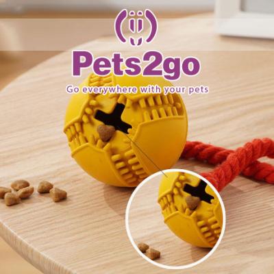 Dentes que limpam os brinquedos de borracha da mastigação do animal de estimação de 78X82mm
