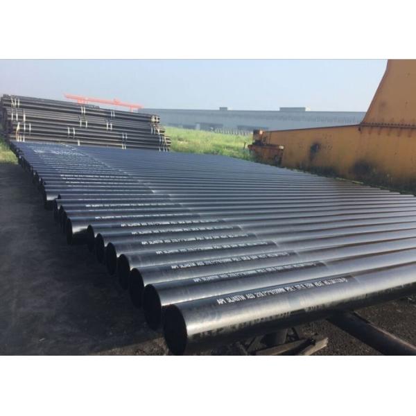 Black ASTM A53 Welded Steel Pipe Grade B For Water / Building