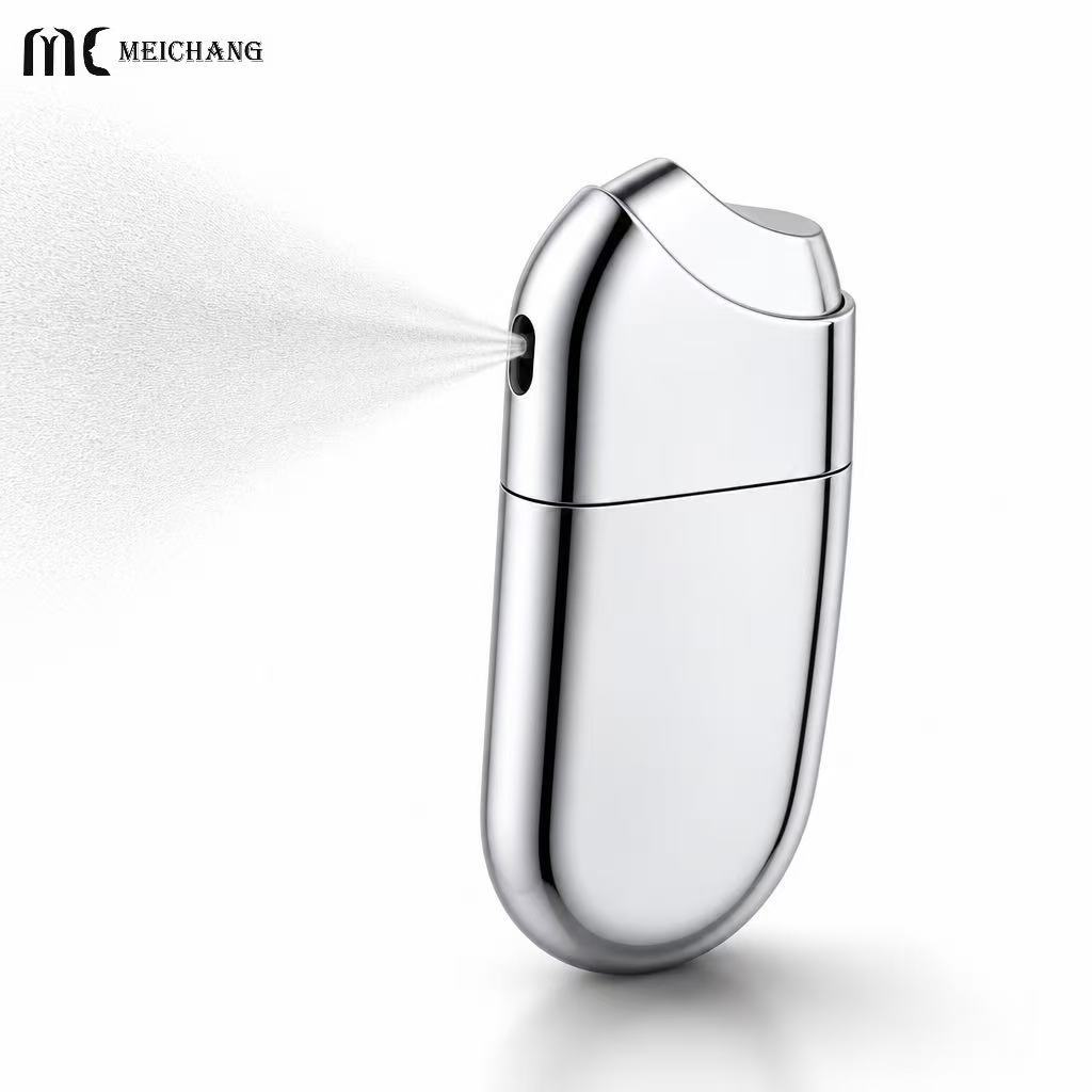 10ml, 15ml, 20ml Pebble Shaped Refillable Fine Mist Spray Bottle (MC-1211)
