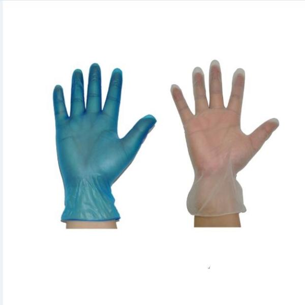 Nontoxic Vinyl Powder Free Disposable Gloves , Plastic Vinyl Gloves Alkai Resistant