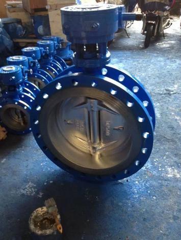 Worm Gear Stainless Steel Butterfly Valve with RF Flanged Connection