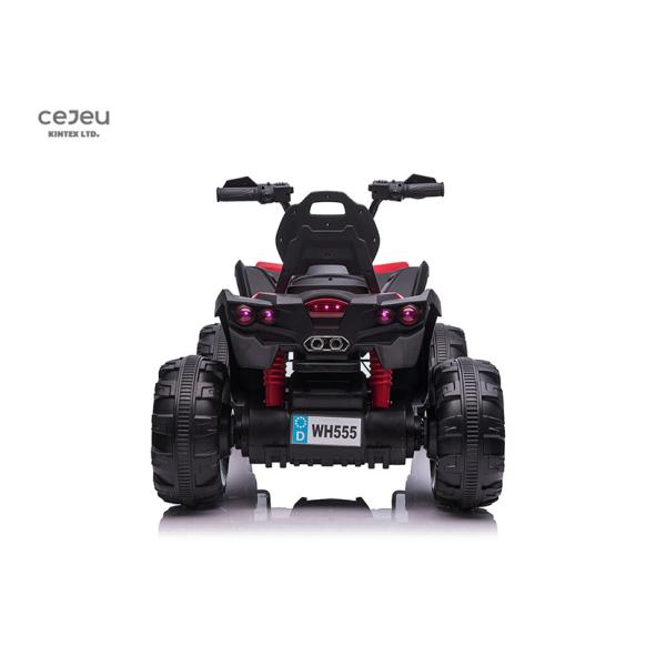 Paseo eléctrico de los niños 12v Atv en el coche con la carga de las linternas 30KG