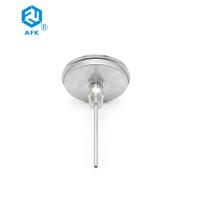 Thermomètre à Cadran Industriel Bimétallique Axial 100 Centigrade Connexion Arrière 1/2