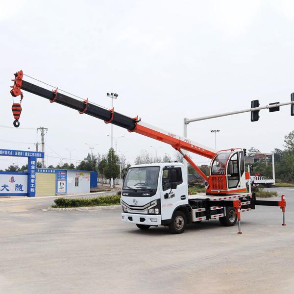Original Engine 10 Ton 25 Ton Truck Mobile Crane Mini Truck Crane Easy Operation