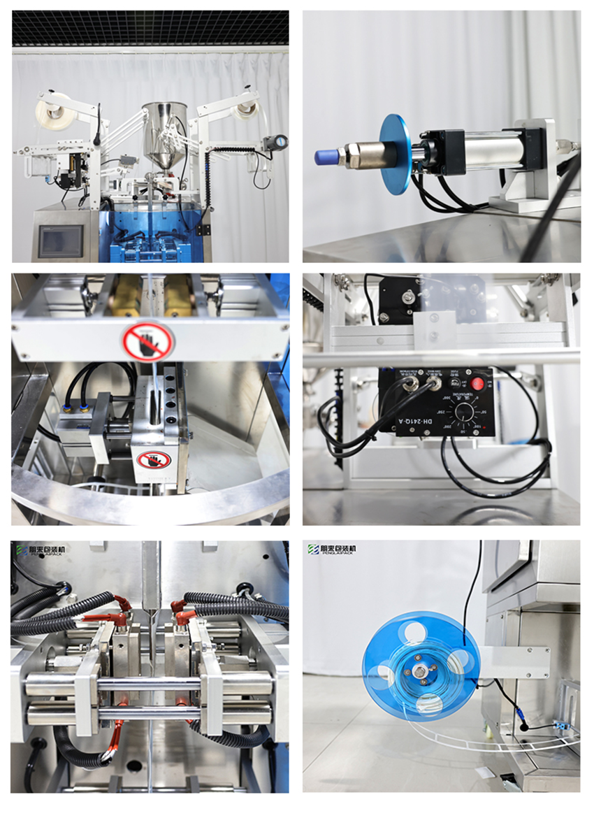 Automatic Liquid Packaging Machine with PLC Control, Food-Grade 304 Stainless Steel, and 30-50bags/min Packing Speed for Honey and Irregular Bags