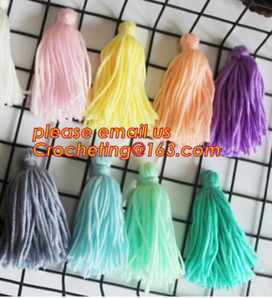 POLYESTER TASSEL, GARMENT ACCESSORIES, CURTAINS, TASSEL TRIM, FRINGE RIBBON SEWING ACCESORY, FRINGED LACE TASSEL CRAFT