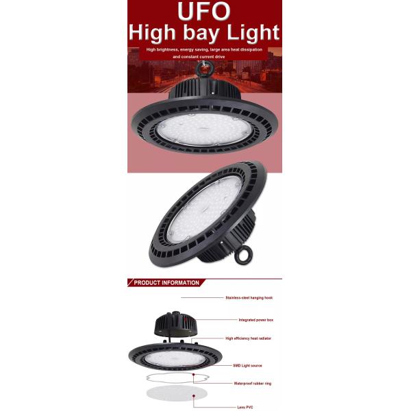 Energy Saving Low Bay Lamp IP65 SMD 3030 Industrial Aluminum High Bay Led Lights