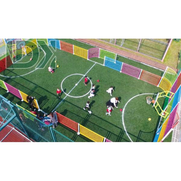 Customized Kids Soccer Cage Children Playground Portable Fence Safety Design