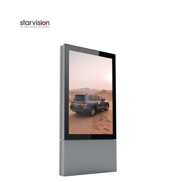 Anti corrosion Outdoor Digital Totem Street Active Area Kiosk