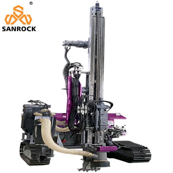 Top Hammer Hard Rock Mining Hydraulic DTH Drill Rig с мощностью 22 кВт Max.Impulse Power