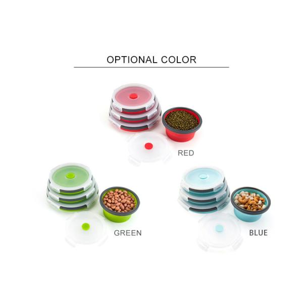 ODM OEM поддержал складные тары для хранения еды силикона