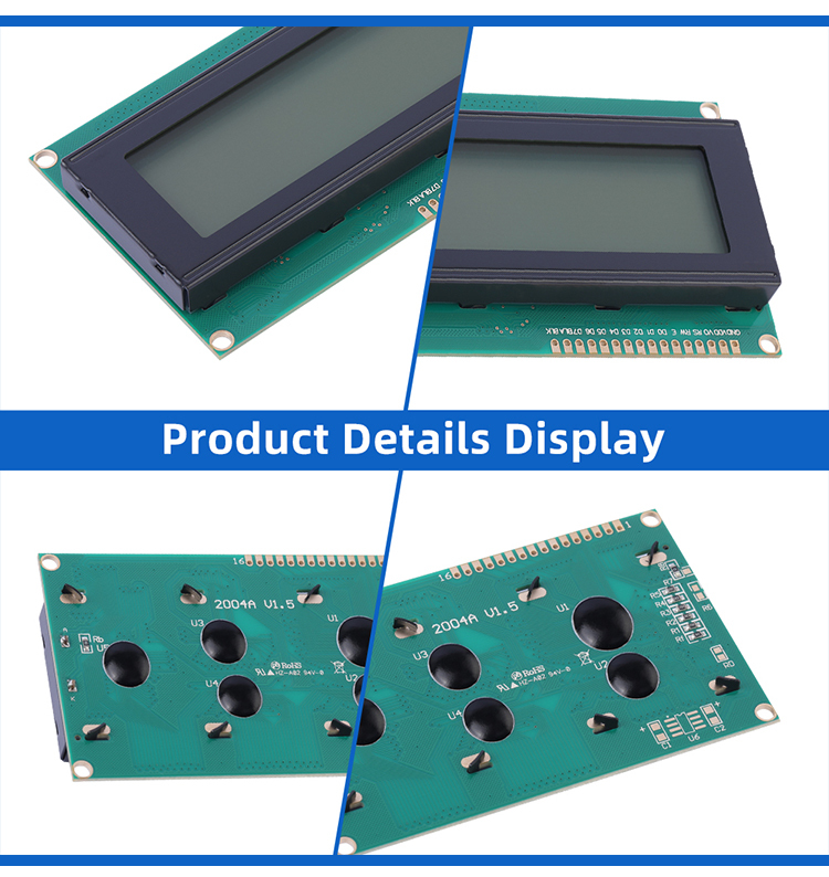 Russian Gray Film 2004A LCD Display Module Interface Module ST7066U Support Scheme Development