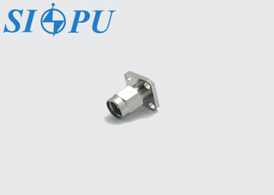 SMA Male RF Coaxial Connector – Microstrip Type, Four-Hole Flange Mount