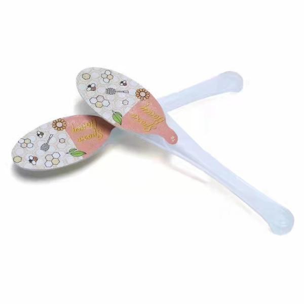 OEM PP Mini 12ml Honey Plastic Spoon Disposable 200000pcs For Kitchen