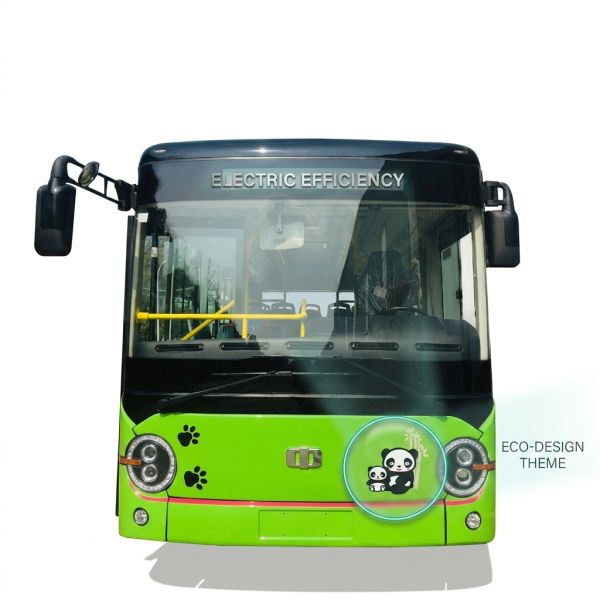 6.6m Electric City Bus Zero Emission ZEV Bus 24 Seater for Urban Transportation