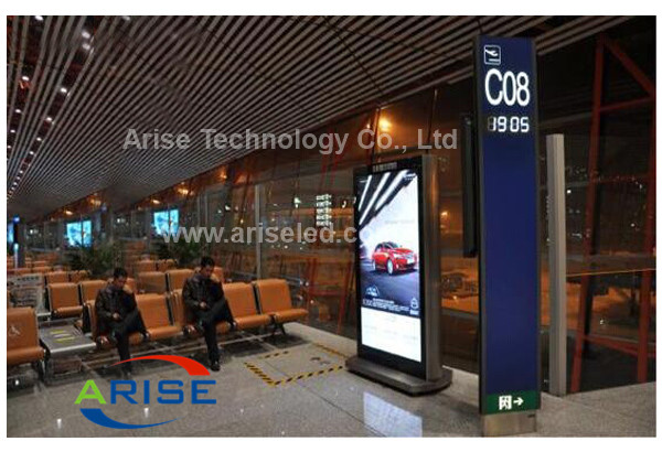 P4mm 55 Inch Floor Standing Advertising Player,P5mm P5.3mm P4mm P3mm.ARISELED