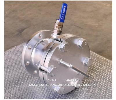 Oil And Sewage International Shore Connection With Exhaust Valve AS10065 CB/T3657-94