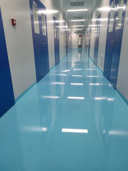 Low cost epoxy industrial flooring High glossy epoxy resin colored sand floor Cheap self leveling floor paint for garden and hospital