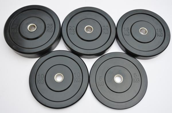 5.5 LB Rubber Weight Plates Unisex Tri Grip Olympic Plates 2.5kg