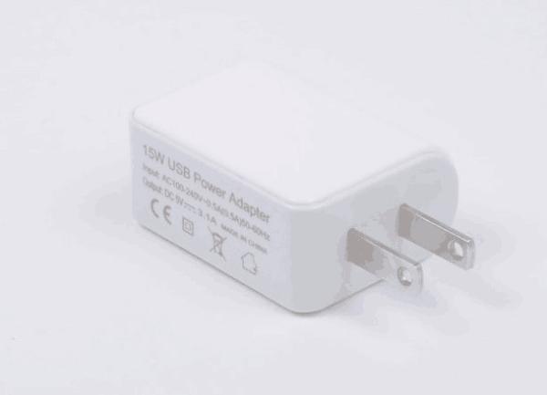 mini dual usb travel charger 5V 1A 2.1a usa plug