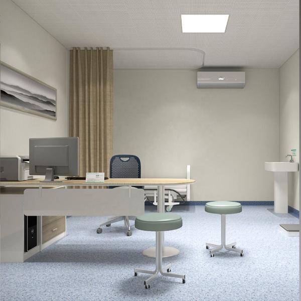 Commercial Shopping Mall Pvc Flooring Roll Waterproof Homogeneous Vinyl Flooring