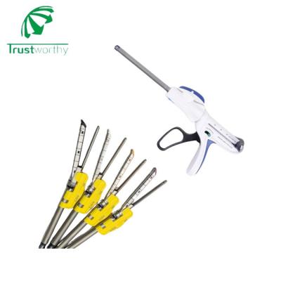 Seis fileiras de grampos cortador linear descartável grampos excelente suprimento de sangue para a anastomose
