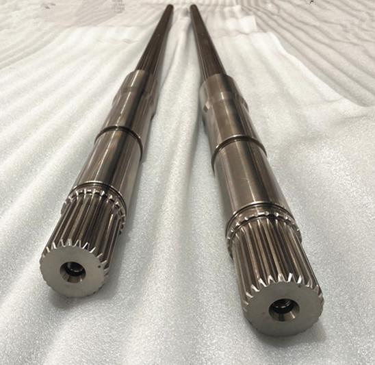 Abrasion Resistance Twin Screw Extruder Involute Spline Screw Shaft