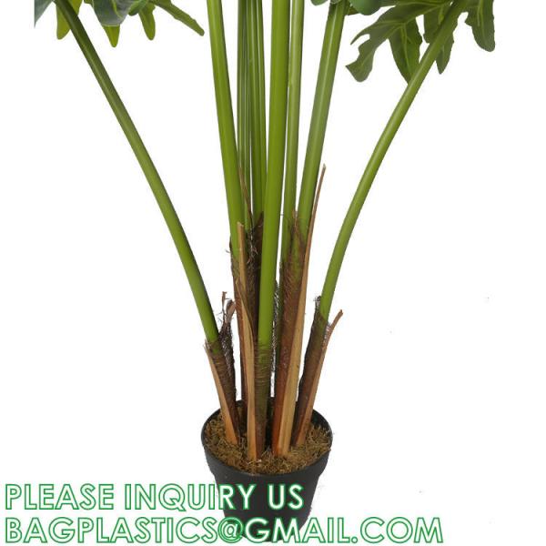 Faux Plant Artificial Plant Split-Leaf Philodendron, Monstera Deliciosa, Fake Indoor Plant, Excellent Gift
