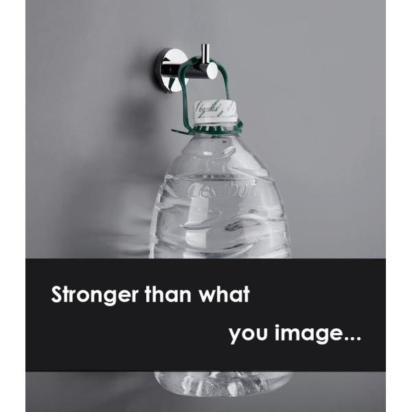 Durable Stainless Steel Towel Hook , Coat Hook Rail Wall Mounted For Foyer Hallway