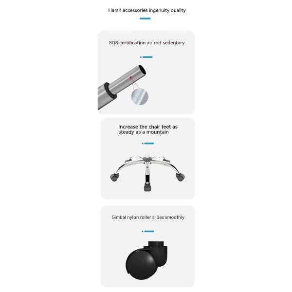 Cadeira de jogos ergonômica de couro de PU inclinável de 135 graus com apoio de pé em preto e rosa