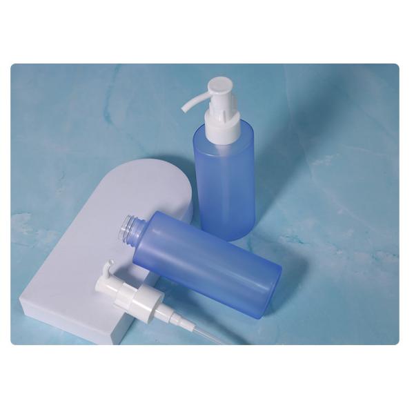 Botella de loción con tapa de tornillo de 120 ml Impresión de pantalla de botellas de bomba de plástico de color personalizado