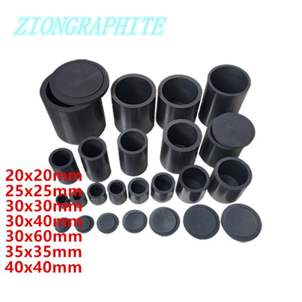 Smelt Gold Silver Metal with High Thermal Conductivity Graphite Clay Crucible and Customizable Height