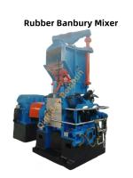 Vitesse de mélange de 40 tours par minute 50L type en chute fermé Banbury de caoutchouc avec commande PLC