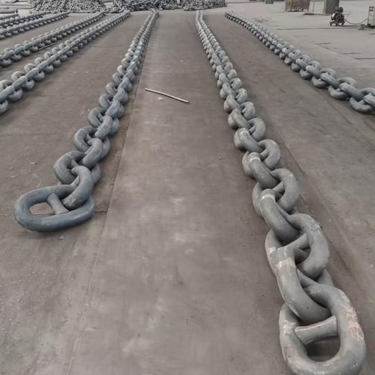78mm Spray Paint High - Strength Alloy Steel Stud Link Anchor Chain Boat Anchor Chain