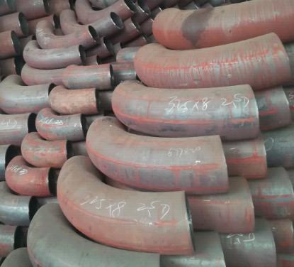 DN15-DN2400 90Deg Carbon Steel Bend Pipe Fittings 3D 5D Elbow Abrasion Proof