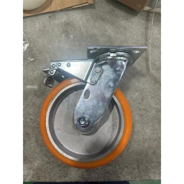 4'5'6'8' roues de chariot en nylon/PU/ caoutchouc/TPR roues à rouleaux industriels lourds