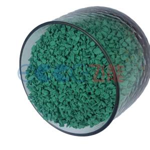 Campo de jogos de borracha da migalha da grama artificial Infilled de borracha