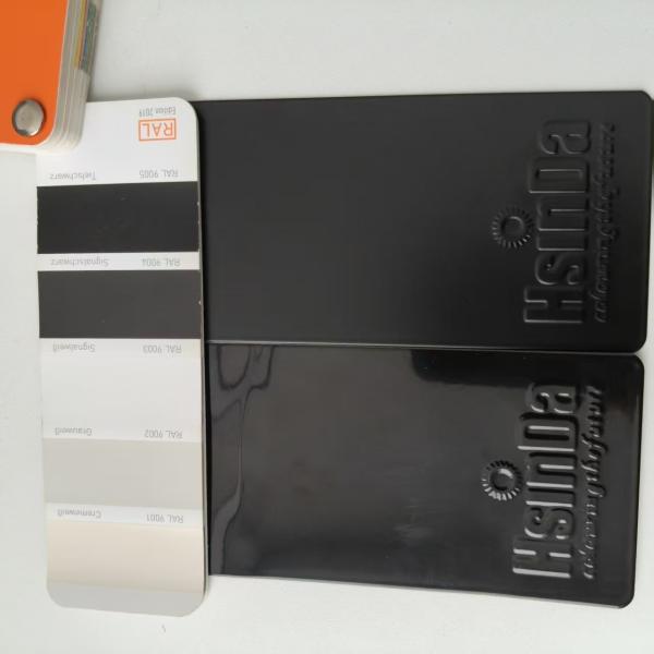 Chemical Resistant Ral 9005 90-100% Glossy Black Powder Paint Electrostatic Coating for Springs Painting