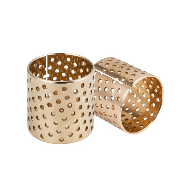 Wrapped Bronze Sleeve Bushings , Bronze Flange Bearing Size & Standard Tolerance