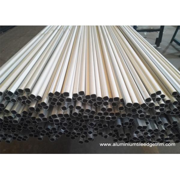 Weather Resistance Round Aluminum Extrusion Profiles 6061 6063 7075 Anodized Silver