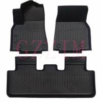 Modèle Y 2020-2022 Pièces automobiles pour toutes les conditions météorologiques Tapis de sol Pad de pied facile à nettoyer et à entretenir