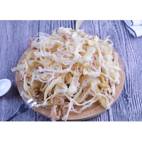 Sliver Seasoned Dried Squid Fin Shredded Thailand Russian Market