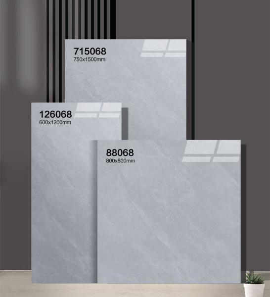 Résistant à l'usure Durable 600x1200mm Porcelaine Polissée Glacée Carreaux Et Grain intérieur Carreaux Pour Bureau Et salle de bain