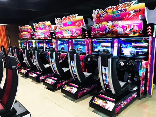 2 Players Safe Arcade Car Game Machine Car Games 3d Racing Machine For Fun City