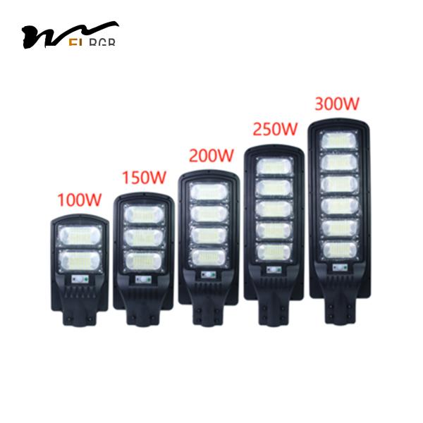 60w 90w 100W 150w Solar Street Light LED Solar Powered Lights Alumimum Alloy